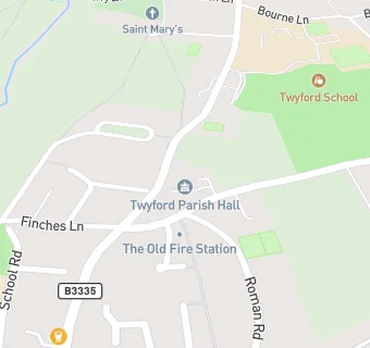 map for Twyford Surgery