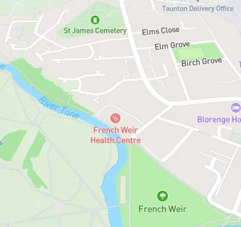 map for French Weir Health Centre