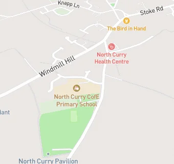 map for North Curry CofE VC Primary School