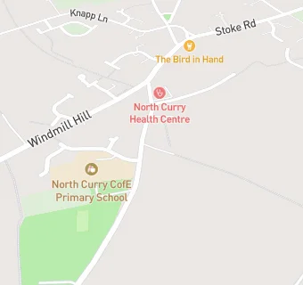 map for North Curry Primary School