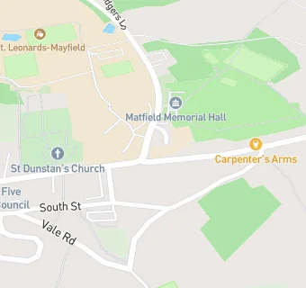 map for Mayfield Church of England Primary School