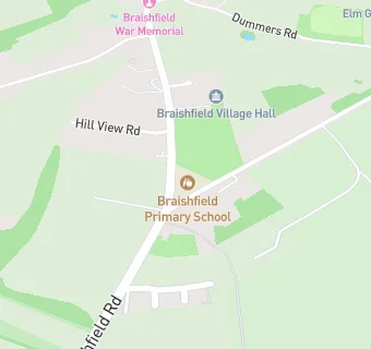 map for Braishfield Primary School