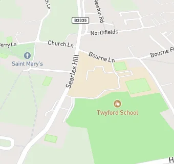 map for Twyford School