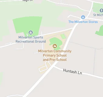 map for Milverton Community Primary School and Pre-School