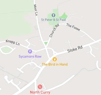 map for North Curry Post Office & Stores