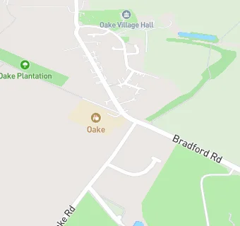 map for Oake and Bradford Community Primary School