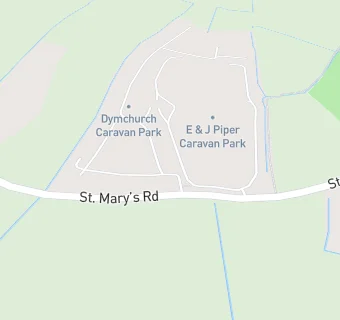 map for Dymchurch Caravan Park