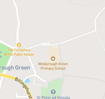 map for Wisborough Green Primary School