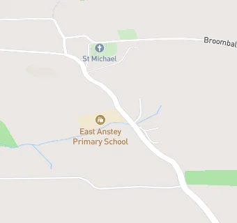 map for East Anstey Primary School