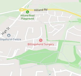 map for Billingshurst Surgery