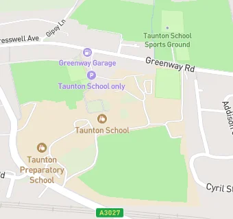 map for Taunton Preparatory School