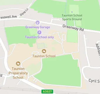 map for Taunton School