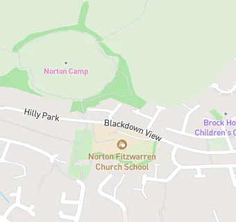 map for Norton Fitzwarren Church School