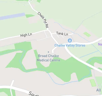 map for Broadchalke Surgery