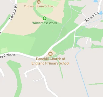 map for Danehill Church of England Primary School