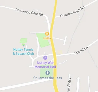 map for Nutley Preschool Playgroup