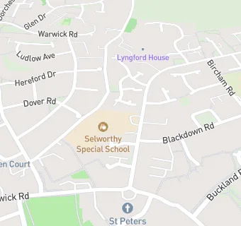 map for Selworthy Special School