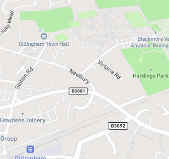 map for Gillingham Medical Practice