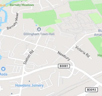 map for Mydentist, Lanark Villas, Gillingham