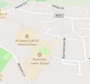 map for Dulverton Junior School