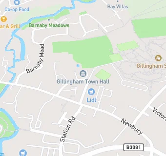 map for Gillingham Primary School