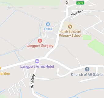 map for Langport Surgery