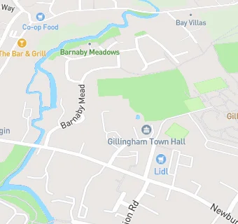 map for Gillingham Primary School