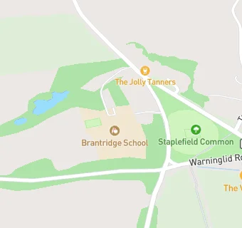 map for Brantridge School