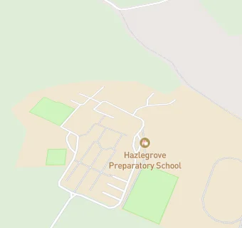 map for Hazlegrove Preparatory School