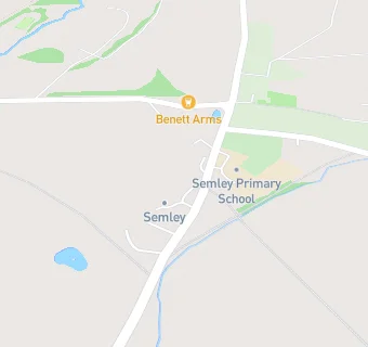 map for Semley Church of England Voluntary Aided Primary School