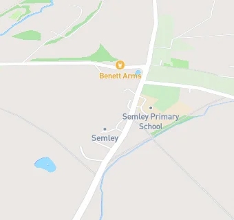 map for Semley Primary School