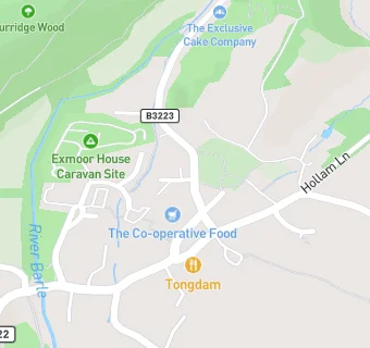 map for Dulverton Club & Reading Room