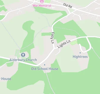 map for Alderbury County Primary School