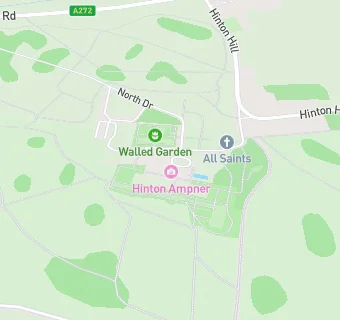 map for Hinton Ampner House