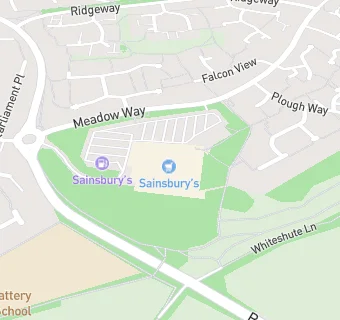 map for Badger Farm Surgery