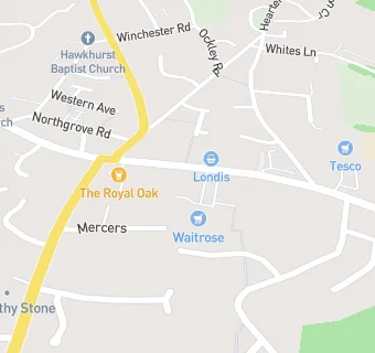 map for Waitrose