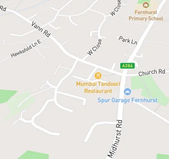 map for Fernhurst Pharmacy