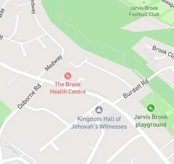 map for The Brook Health Centre