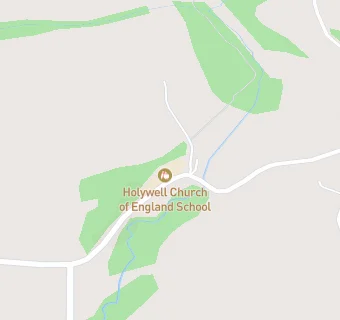 map for Holywell Church of England School