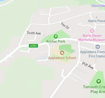 map for Appledore School