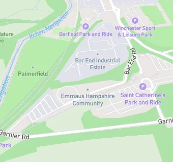 map for Emmaus Hampshire