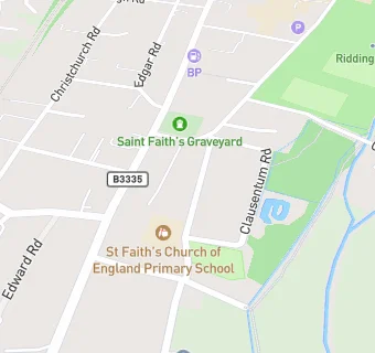 map for St Faith's Church of England Primary School