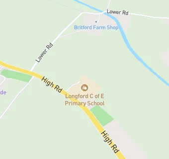 map for Longford Church of England Primary School