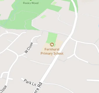 map for Fernhurst Primary School