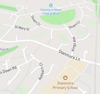 map for Stanmore Primary School