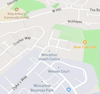 map for Wincanton Health Centre