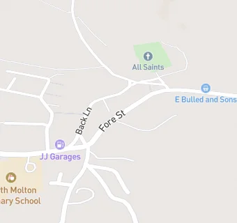 map for North Molton Primary School