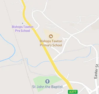 map for Bishops Tawton County Primary School