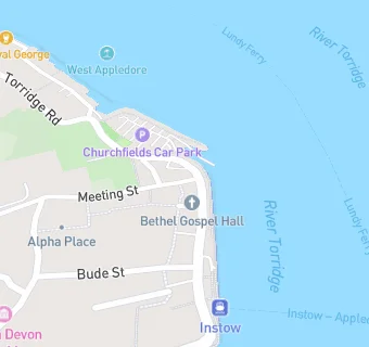 map for The Appledore Chocolate Shop