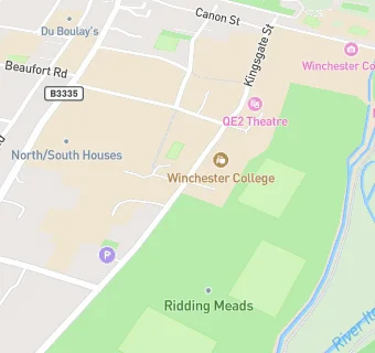 map for Winchester College Kingsgate